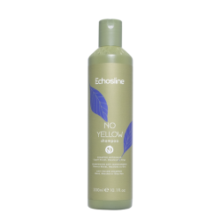 ECHOSLINE NO YELLOW Shampoo - Шампунь для нейтрализаций желтизны на светлых, обесцвеченных или седых волосах, 300ml