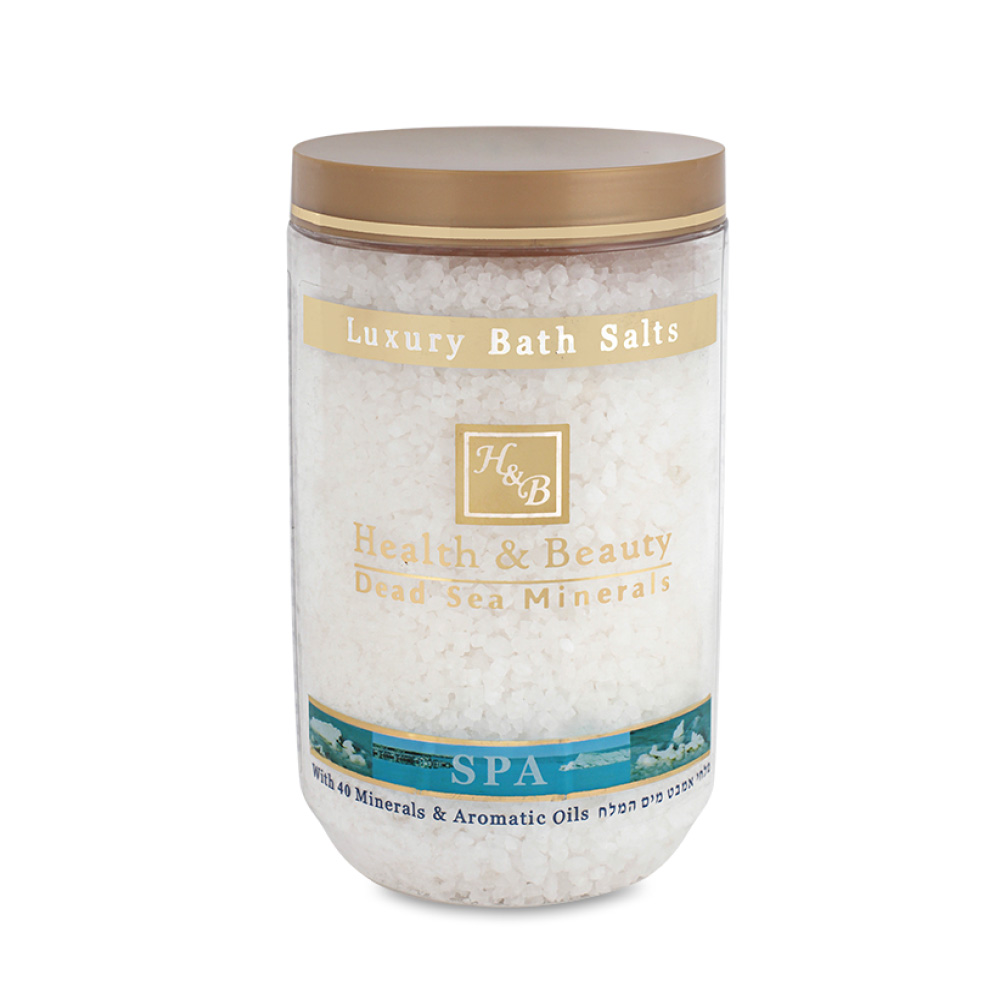 HEALTH&BEAUTY Luxury Bath Salts Natural - Натуральная соль Мёртвого моря, 1.2kg (H&B101081)