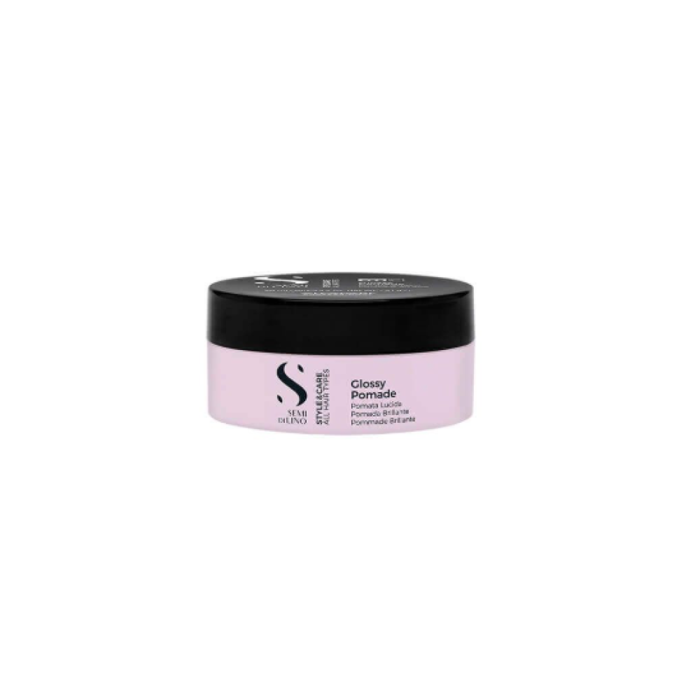 Alfaparf Semi Di Lino Style & Care Glossy Pomade - Воск для блеска волос, 90мл (PF023364)