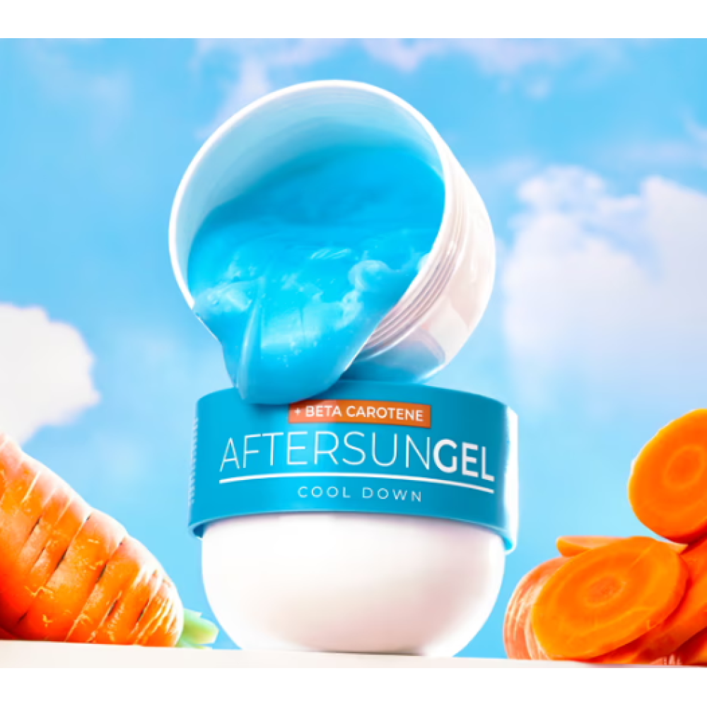 BYROKKO Shine Brown Beta Carotene After sun gel - Охлаждающий гель для кожи после загара, 200gr. (BY-AFTER-SUN)