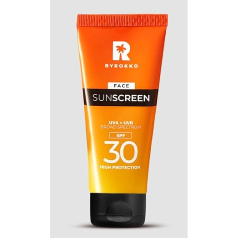 BYROKKO Face Sunscreen SPF 30 - Солнцезащитный крем для лица, 50ml (BY-SOL-25)