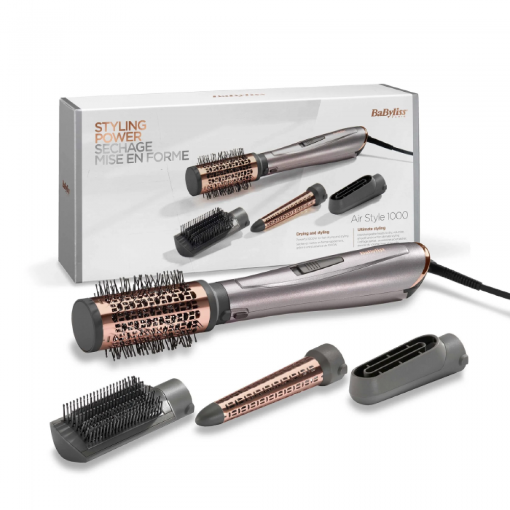 Фен-щётка для волос BaByliss AS136E, 1000W