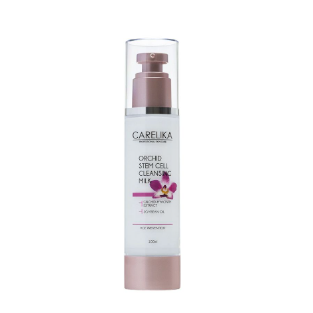 CARELIKA Orchid Stem Cell Cleansing Milk - Очищающее и увлажняющее молочко для снятия макияжа, 100ml (CPOSCCM100)