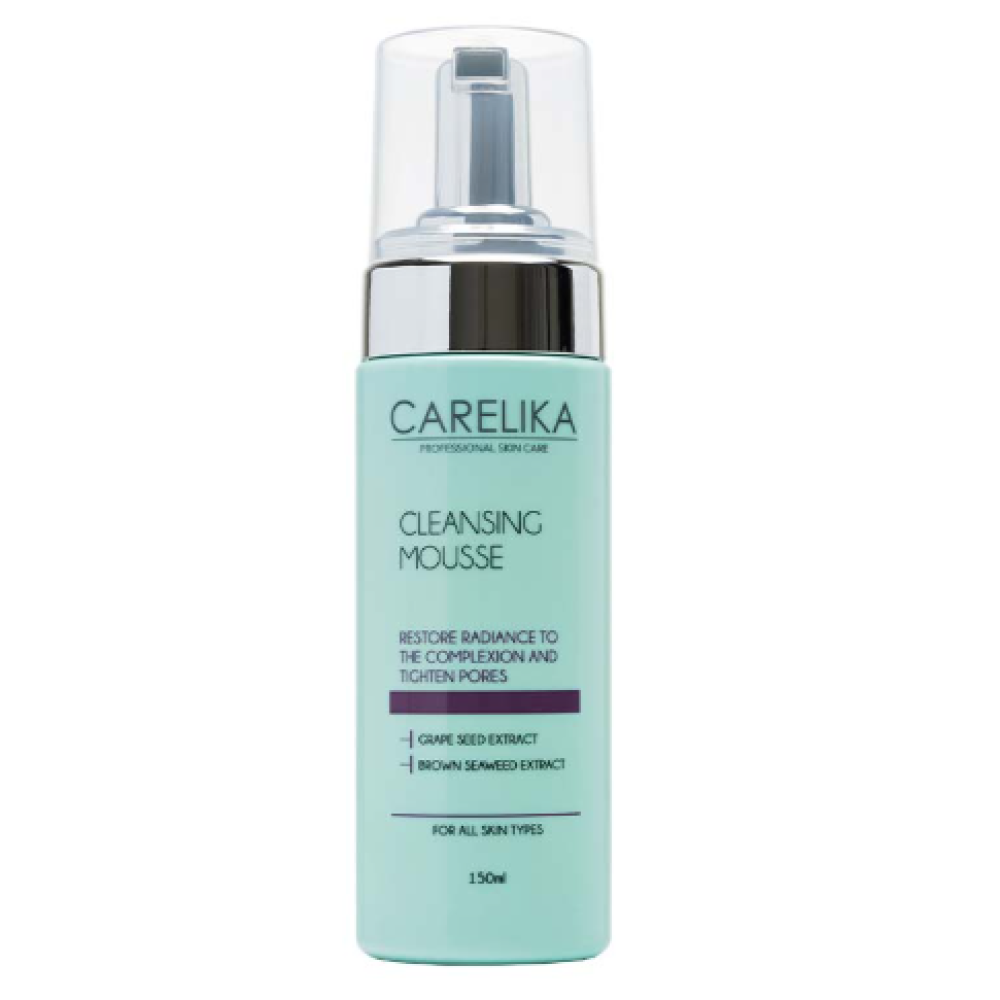 CARELIKA Cleansing Mousse with Grape seed extract - Мусс для очищения с экстрактом виноградных косточек, 150ml (CPCF150)