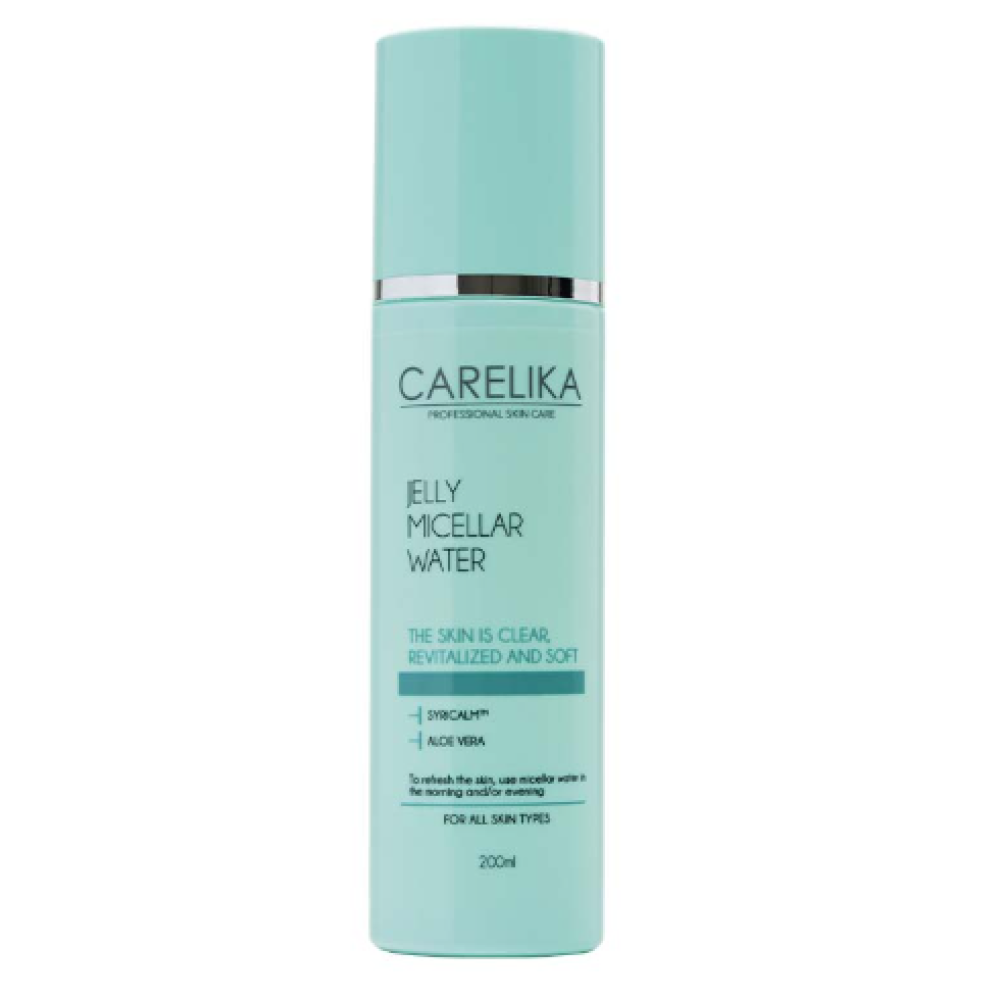 CARELIKA Jelly Micellar Water with Aloe Vera - Мицеллярная вода для лица с легкой гелевой структурой, 200ml (CPJMW200)