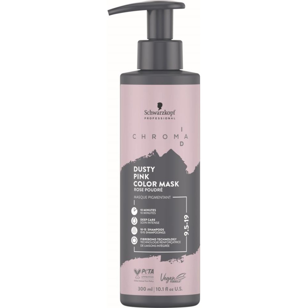 Schwarzkopf Professional CHROMA ID Bonding Mask - Тонирующая маска для волос Nr.9.5-19 - DUSTY PINK, 300ml (NHK4845)