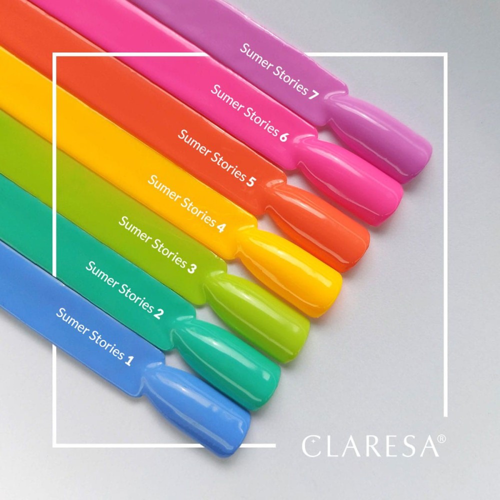 CLARESA Summer Stories 3 - Стойкий гибридный гель лак для ногтей, 5ml (144700)