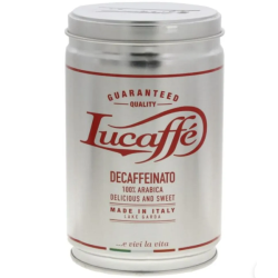 Кофе LUCAFFE DECAFFEINATO в зёрнах, 250gr.