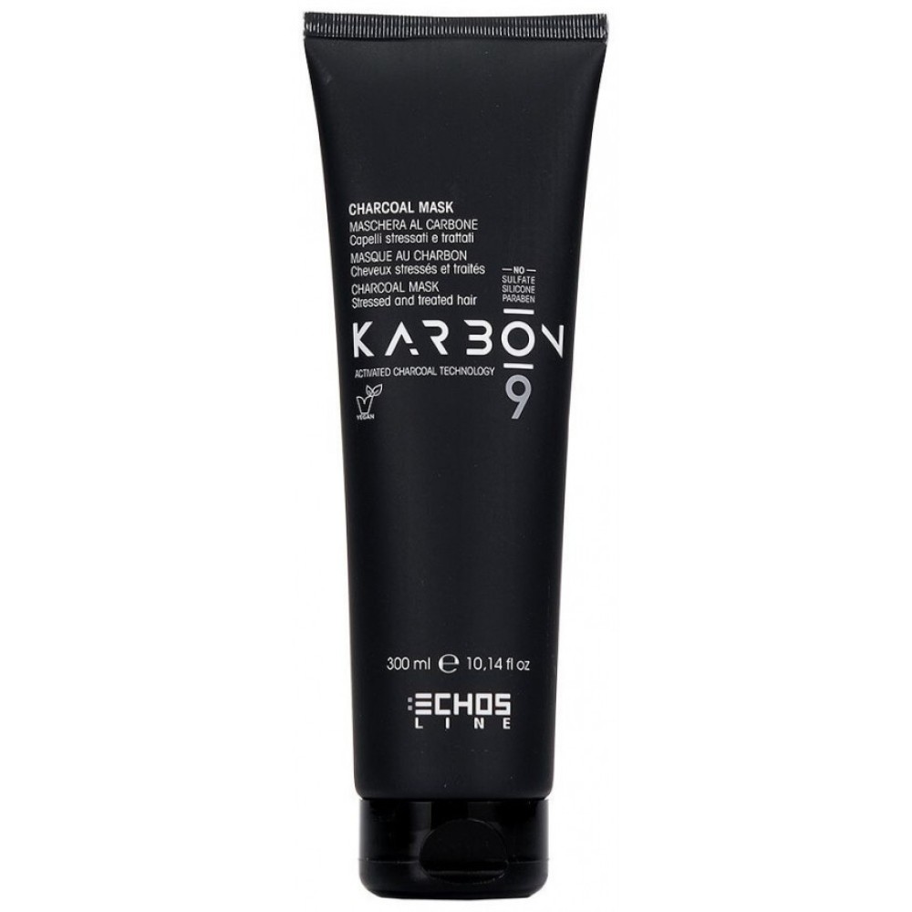 ECHOSLINE KARBON 9 Charcoal mask - Угольная маска, 300 мл