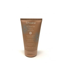 ECHOSLINE Keratin Vegan Leave-in Cream - Несмываемый реструктурирующий крем для секущихся кончиков, 100ml