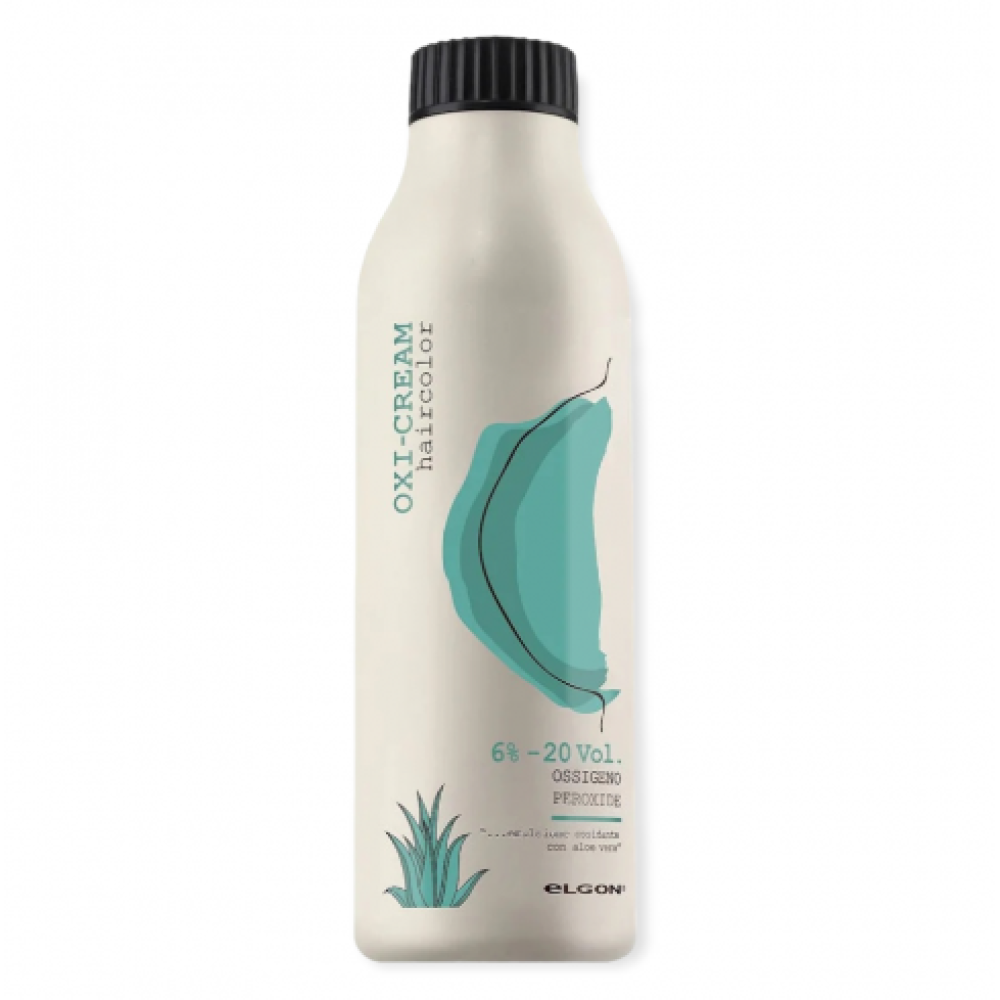 ELGON Oxi-cream haircolor 6% - Окисляющая эмульсия с алоэ вера, 125ml (elg-42)