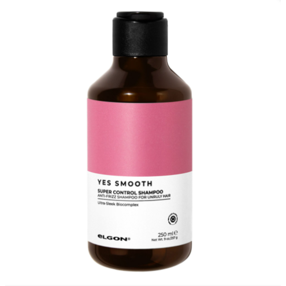 ELGON Yes Smooth Super Control Anti-Frizz Shampoo - Разглаживающий шампунь для непослушных волос, 250ml (yes-smooth-sh)