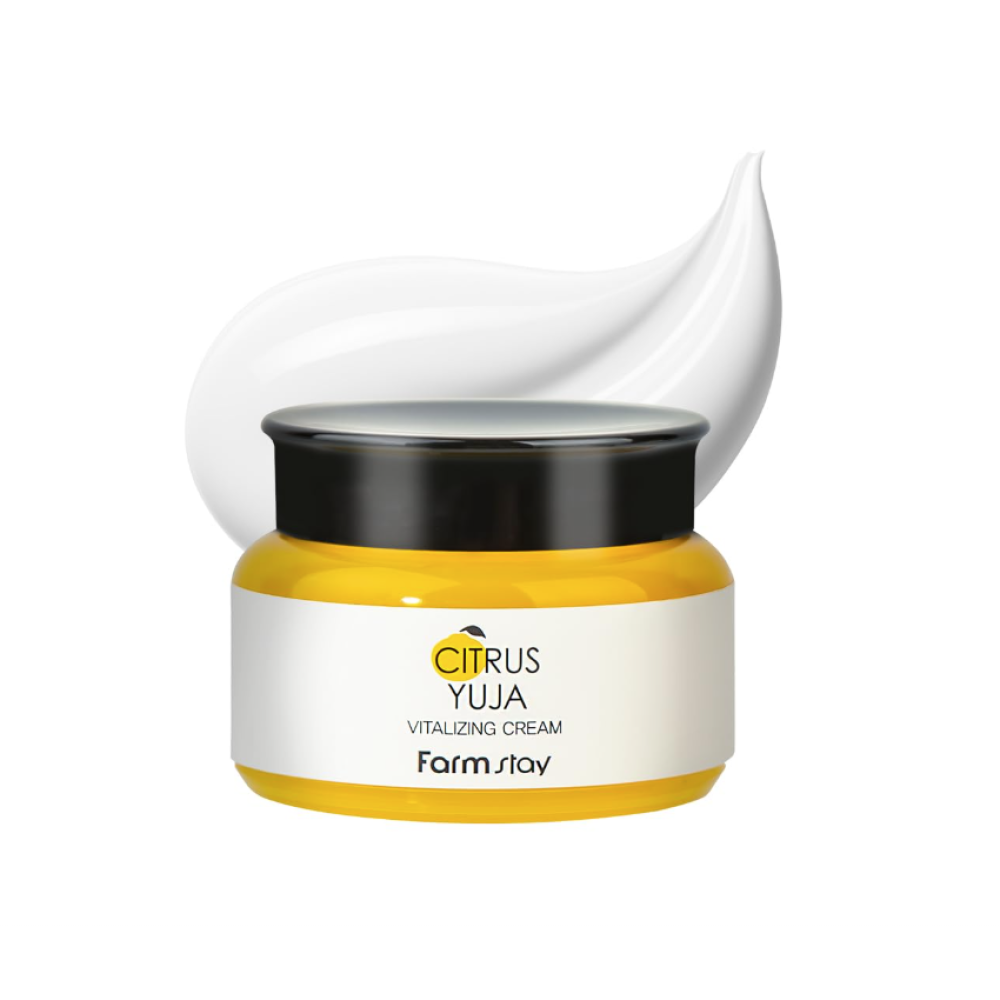 FarmStay Citrus Yuja Vitalizing Cream - Освежающий и восстанавливающий крем для лица, 100ml (144947)