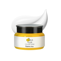 FarmStay Citrus Yuja Vitalizing Cream - Освежающий и восстанавливающий крем для лица, 100ml