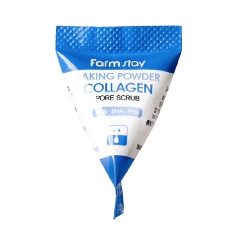 FarmStay Collagen Baking Powder Pore Scrub - Скраб с коллагеном и содой для очищения пор, 7ml (197888-1)