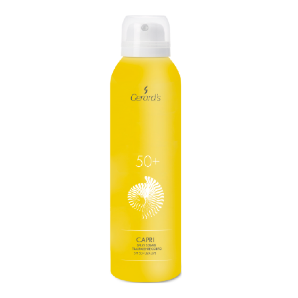 GERARD'S CAPRI Sun Protective Spray - Прозрачный солнцезащитный спрей для тела SPF50+ UVA, UVB, 150мл (RXXSUN302)