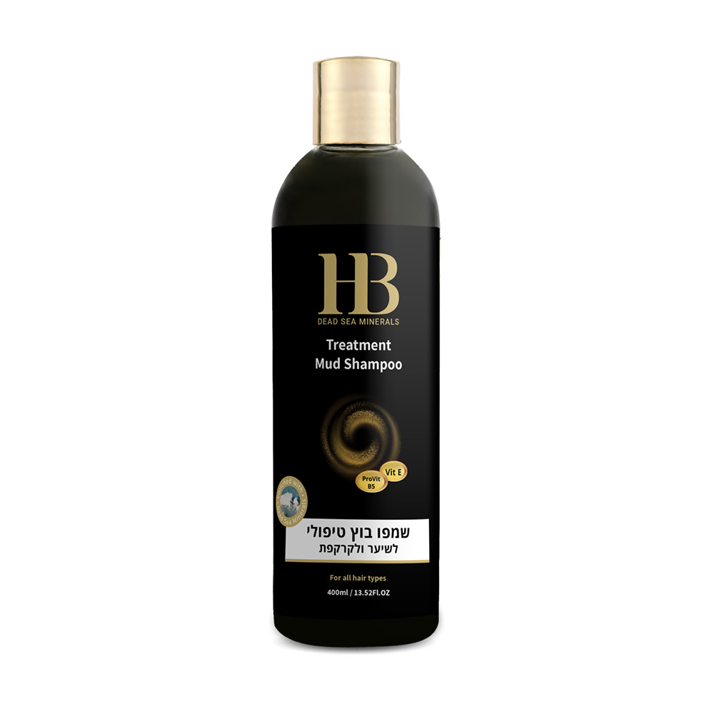 HEALTH&BEAUTY Dead Sea Mud Treatment Hair Shampoo - Шампунь для волос с лечебными грязями, 400ml (H&B101069)