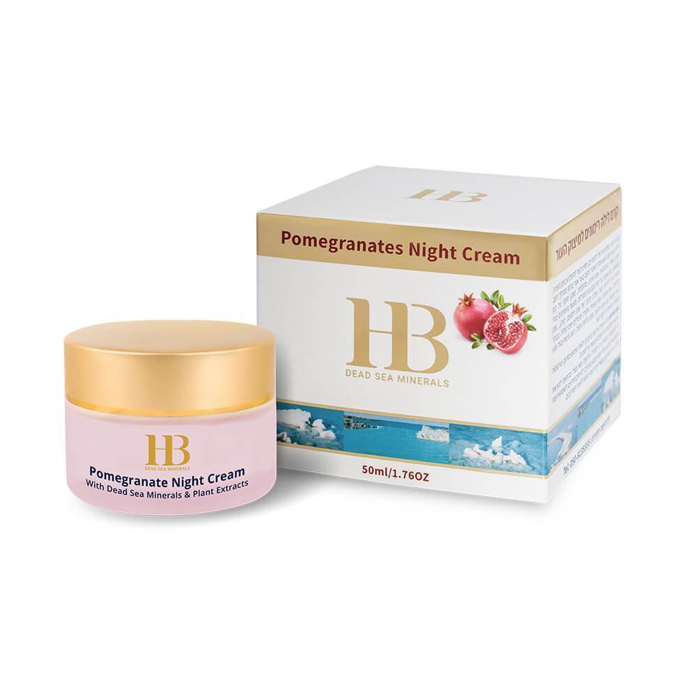 HEALTH&BEAUTY Pomegranates Firming Night Cream SPF15 - Увлажняющий ночной крем для лица с экстрактом граната (H&B3954)