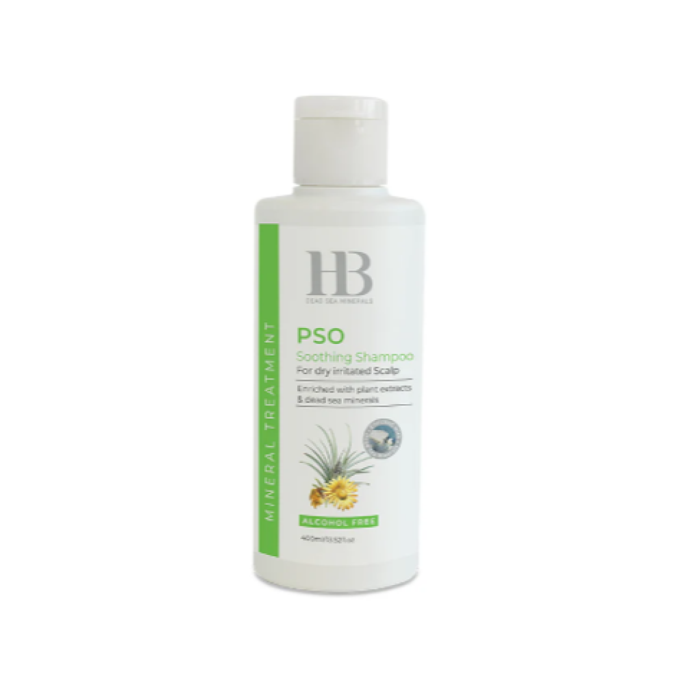 HEALTH & BEAUTY PSO – Soothing Shampoo - Успокаивающий шампунь для сухой, покрасневшей и раздражённой кожи головы, 400ml (hb-pso-sh)