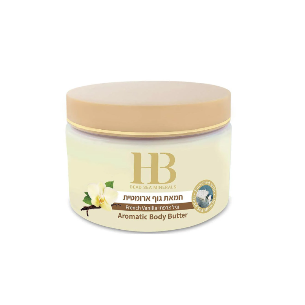 H&B Aromatic Body Butter - French Vanilla - Крем-масло для тела с ароматом французской ванили, 350ml (hb-but-vanilla)