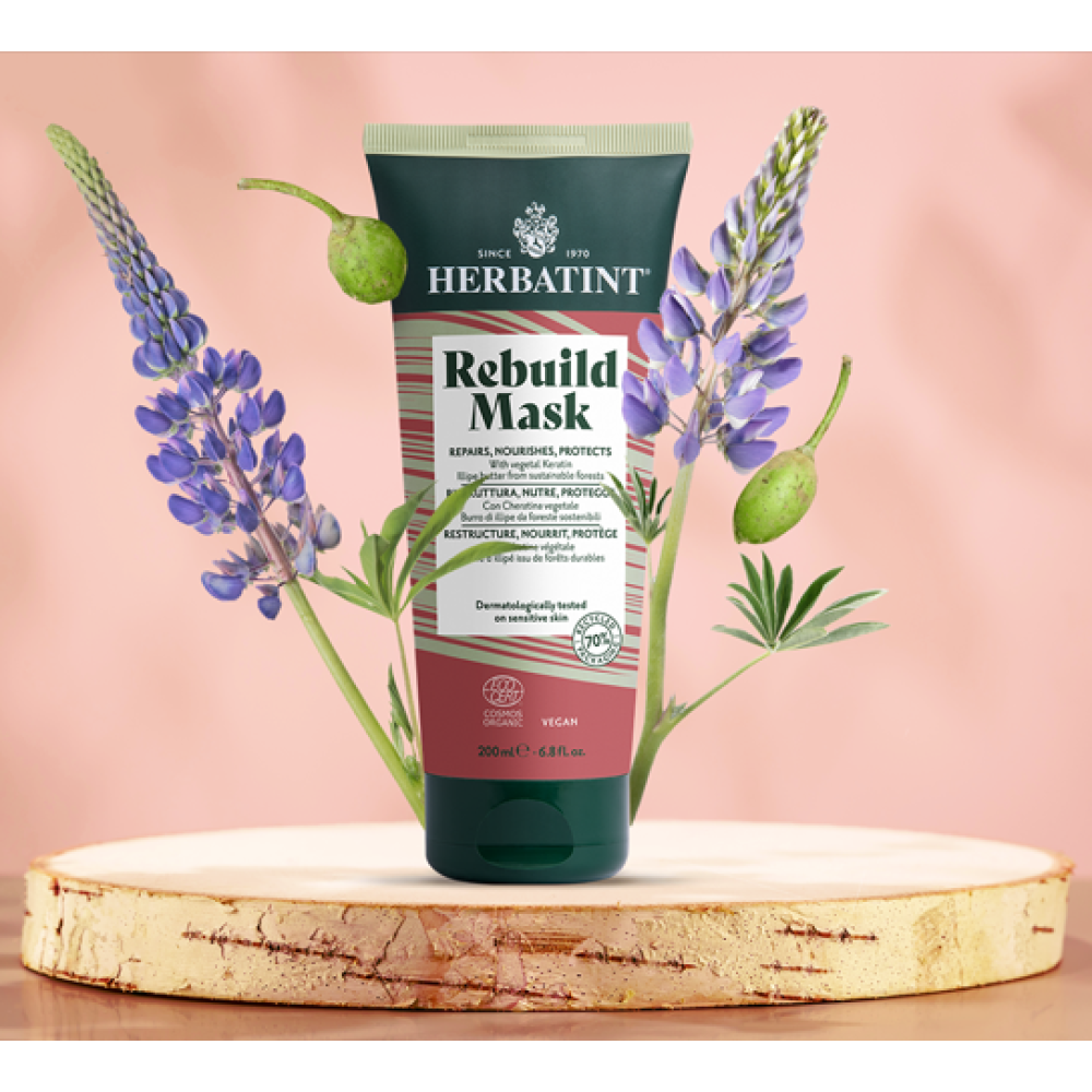 HERBATINT REBUILD mask - Восстанавливающая маска для волос, 200ml (HERB-Reb-mask)