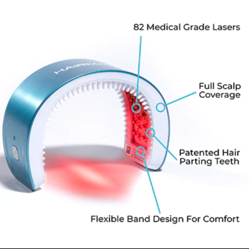 HairMax LaserBand 82 - ComfortFlex Лазерный обруч, фиолетовая (16970-purple)