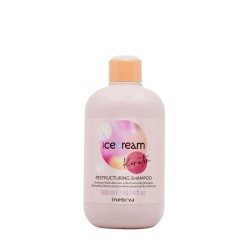 Inebrya Ice Cream Keratin Restructuring Shampoo - Восстанавливающий шампунь с кератином, 300ml
