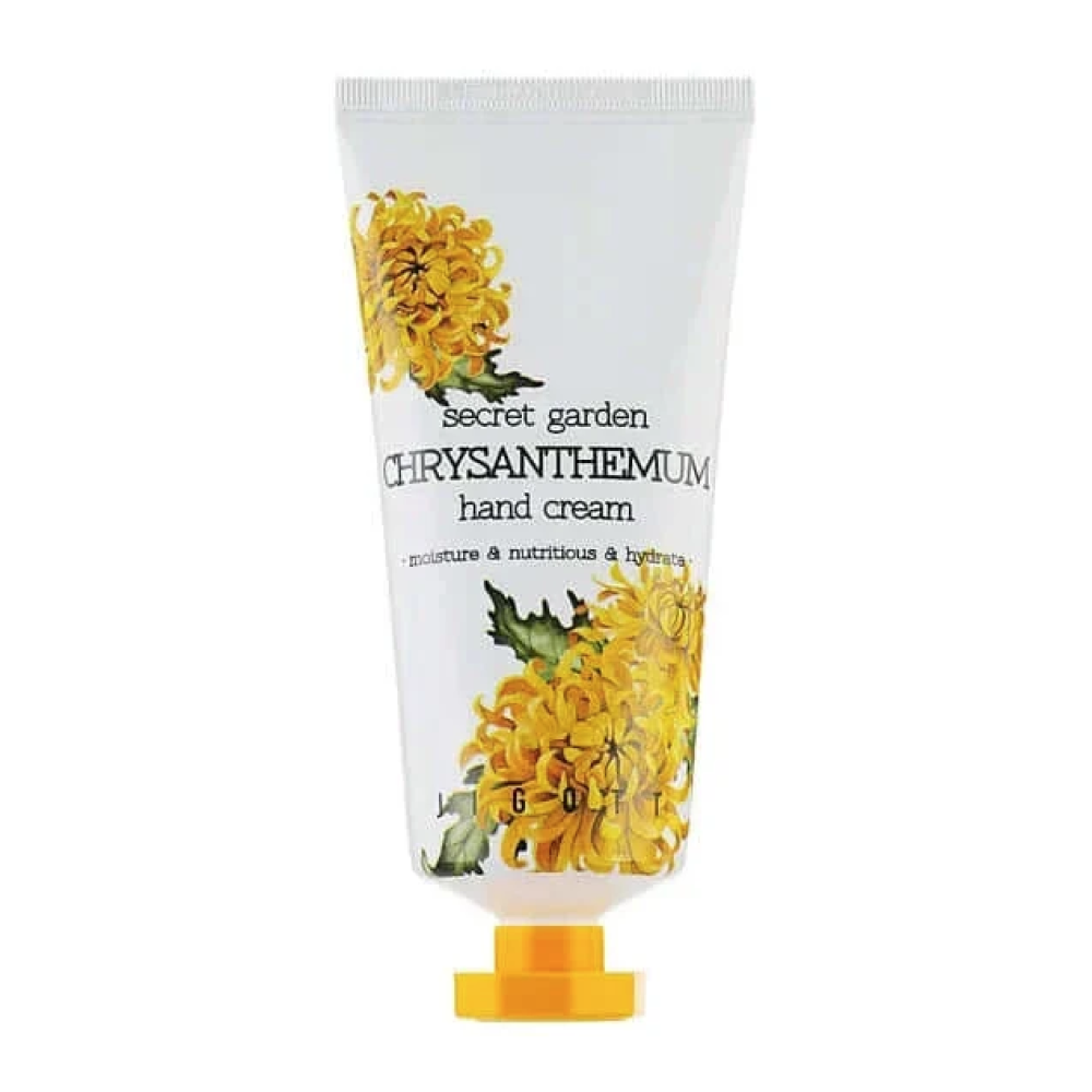 JIGOTT Secret Garden Chrysanthenum Hand cream - Увлажняющий крем для рук с экстрактом хризантемы, 100ml (282003)