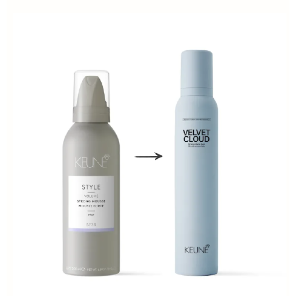 KEUNE Style VELVET CLOUD - Пенка сильной фиксации Вельветовое облако, 200ml (27493)