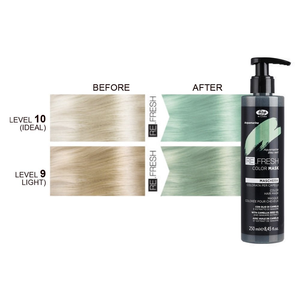 Lisap Milano Re.Fresh Color Mask - Тонирующая маска для волос, AQUAMARINE (50100019)