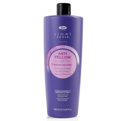 Lisap Milano Anti-yellow Light Scale Shampoo - Шампунь для осветленных, мелированных и седых волос, 1000ml