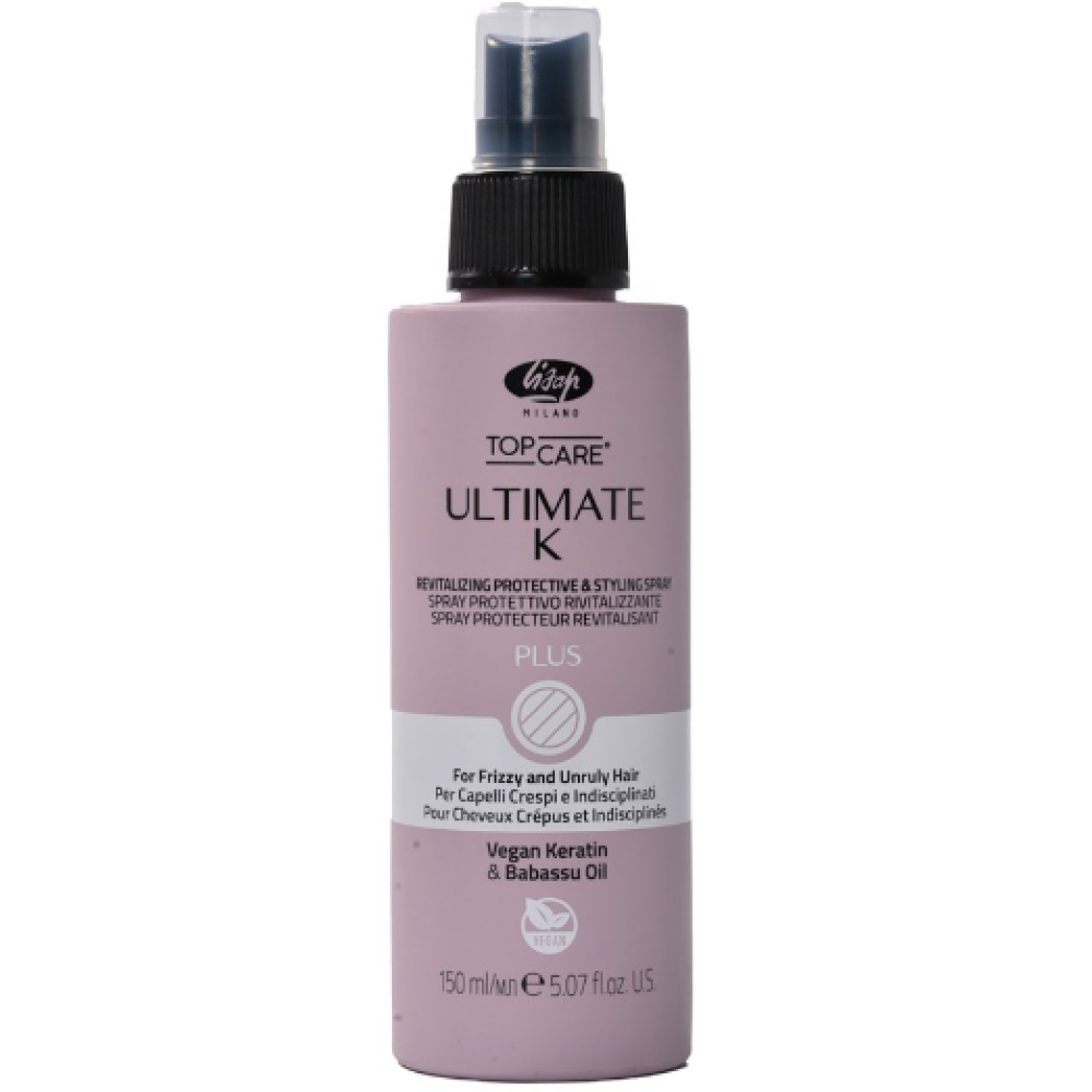 Lisap Milano UltimateK Fluid Plus Fluid - Разглаживающий спрей-термозащита, 150ml (700630)