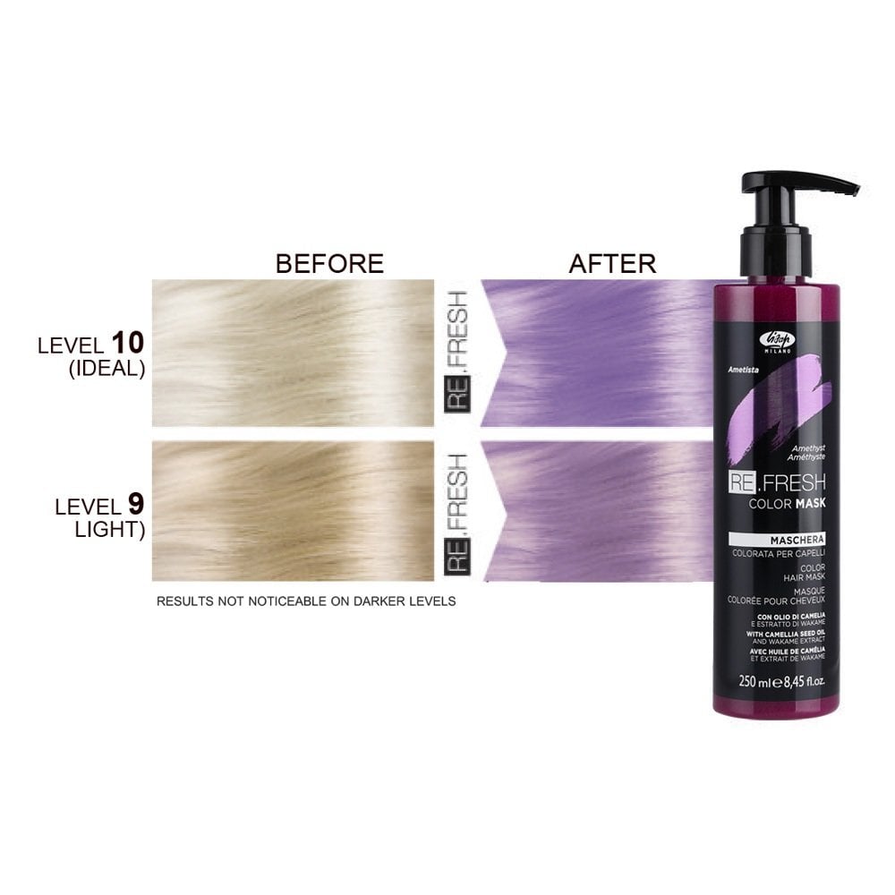 Lisap Milano Re.Fresh Color Mask - Тонирующая маска для волос, AMETHYST (50090013)