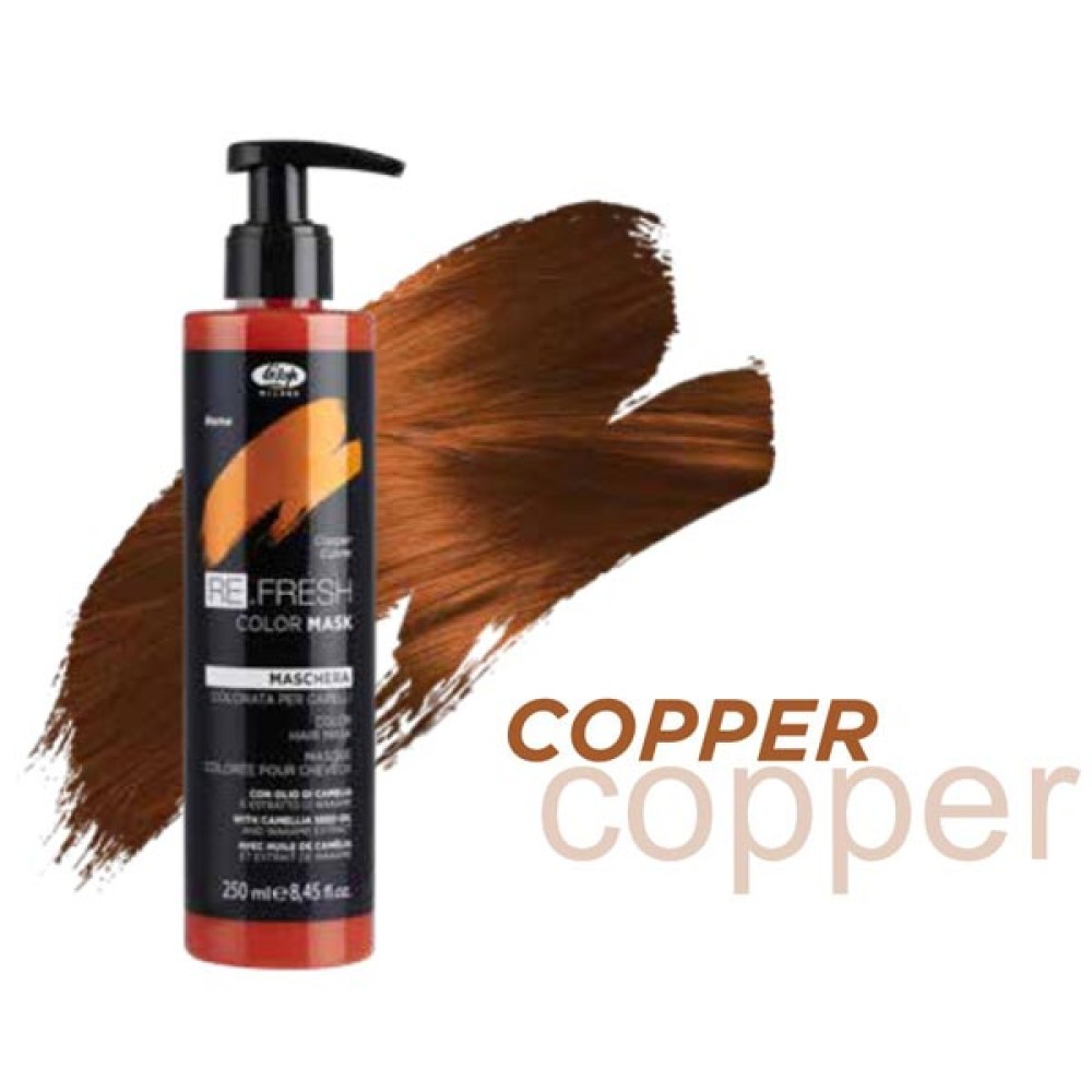 Lisap Milano Re.Fresh Color Mask - Тонирующая маска для волос, COPPER (50060016)