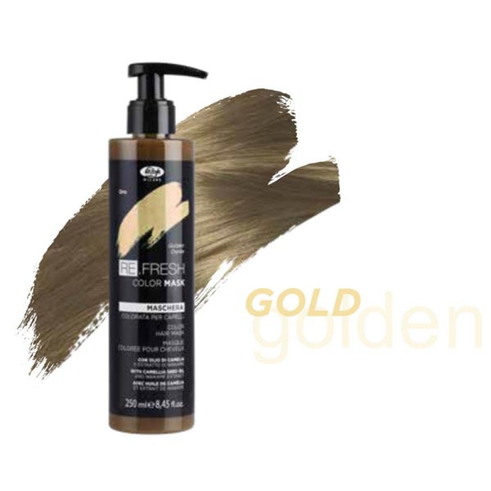 Lisap Milano Re.Fresh Color Mask - Тонирующая маска для волос, GOLDEN (50050017)