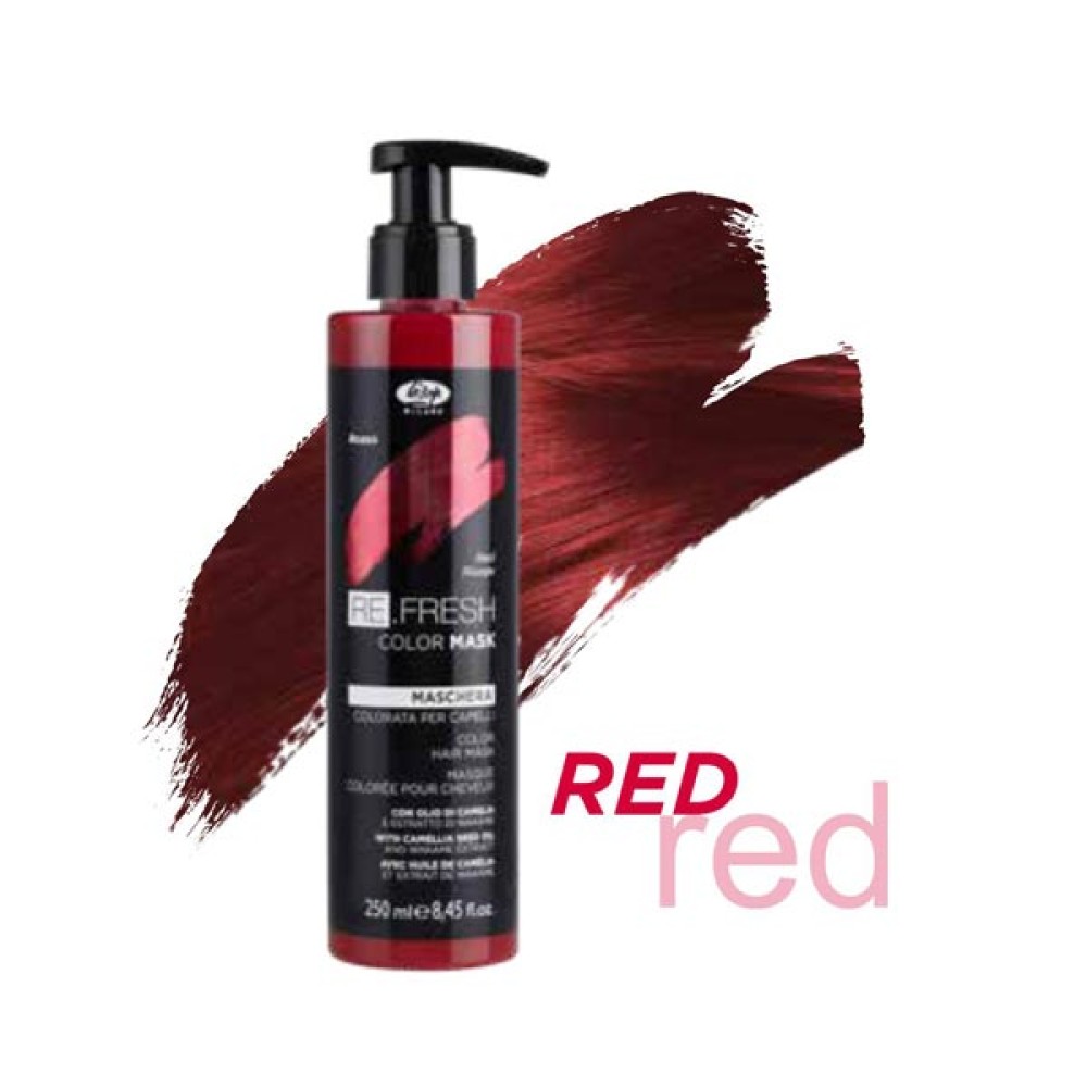 Lisap Milano Re.Fresh Color Mask - Тонирующая маска для волос, RED (50070015)