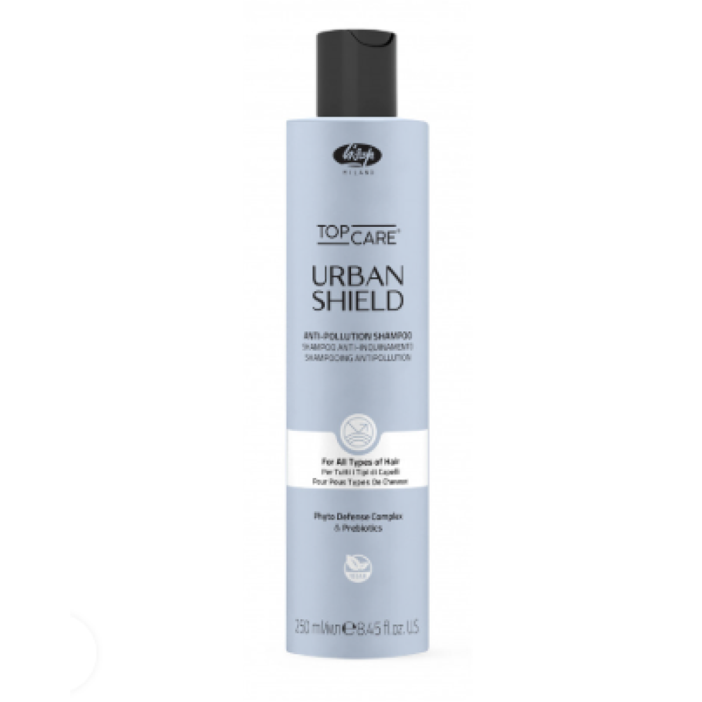 Lisap Milano Top Care URBAN Shield Shampoo - Шампунь с пребиотиками и фитокомплексом, 250ml (110165)