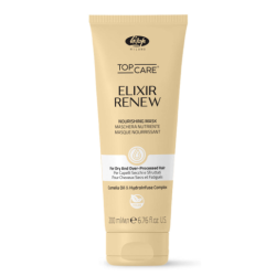 Lisap Milano Top Care ELIXIR Renew Mask - Восстанавливающая маска для химически обработанных и повреждённых волос, 200ml