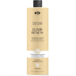 Lisap Milano Top Care ELIXIR Renew Shampoo - Восстанавливающий шампунь для химически обработанных и повреждённых волос, 1000ml