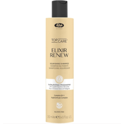 Lisap Milano Top Care ELIXIR Renew Shampoo - Восстанавливающий шампунь для химически обработанных и повреждённых волос, 250ml