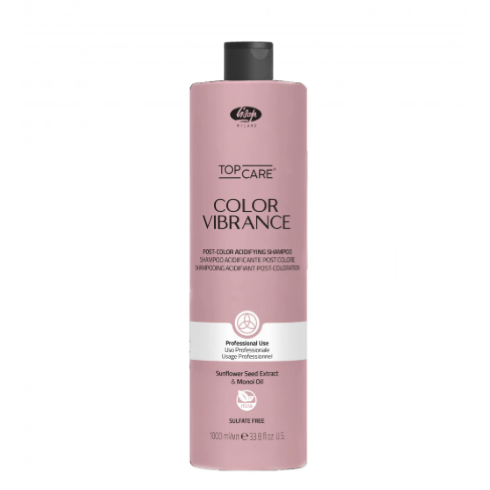Lisap Color Vibrance Post-Color Acidifying Shampoo - Кислотный шампунь после окрашивания, 1000ml (101960)