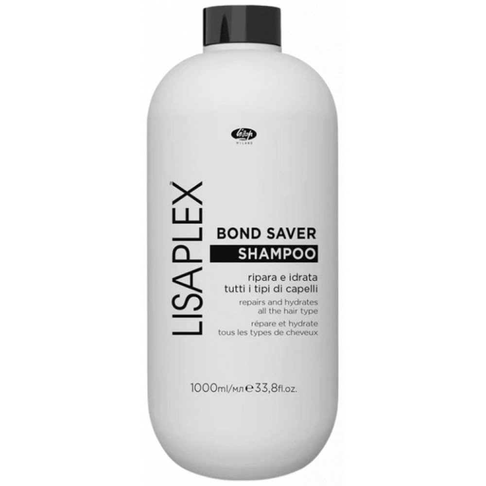Lisap Lisaplex Bond Saver Shampoo - Восстанавливающий шампунь для всех типов волос, 1000ml (101470)