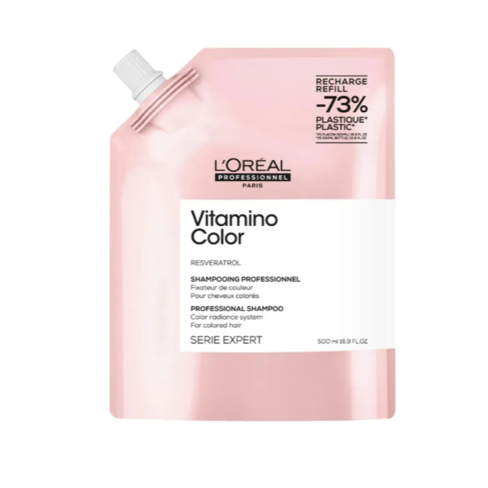 L'Oreal Professionnel Serie Expert Vitamino Color Shampoo - Шампунь для окрашенных волос, 500ml, REFILL (7242190)