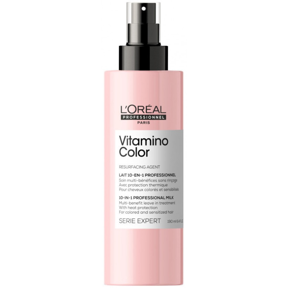 L'Oreal Professionnel Serie Expert Vitamino Color 10 in 1 spray - Несмываемый многофункциональный спрей для окрашенных волос, 190ml (74368)