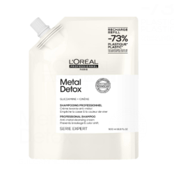 L'Oreal Professionnel Serie Expert Metal Detox Shampoo - Профессиональный крем-шампунь с системой очищения от металлов, 500ml, REFILL