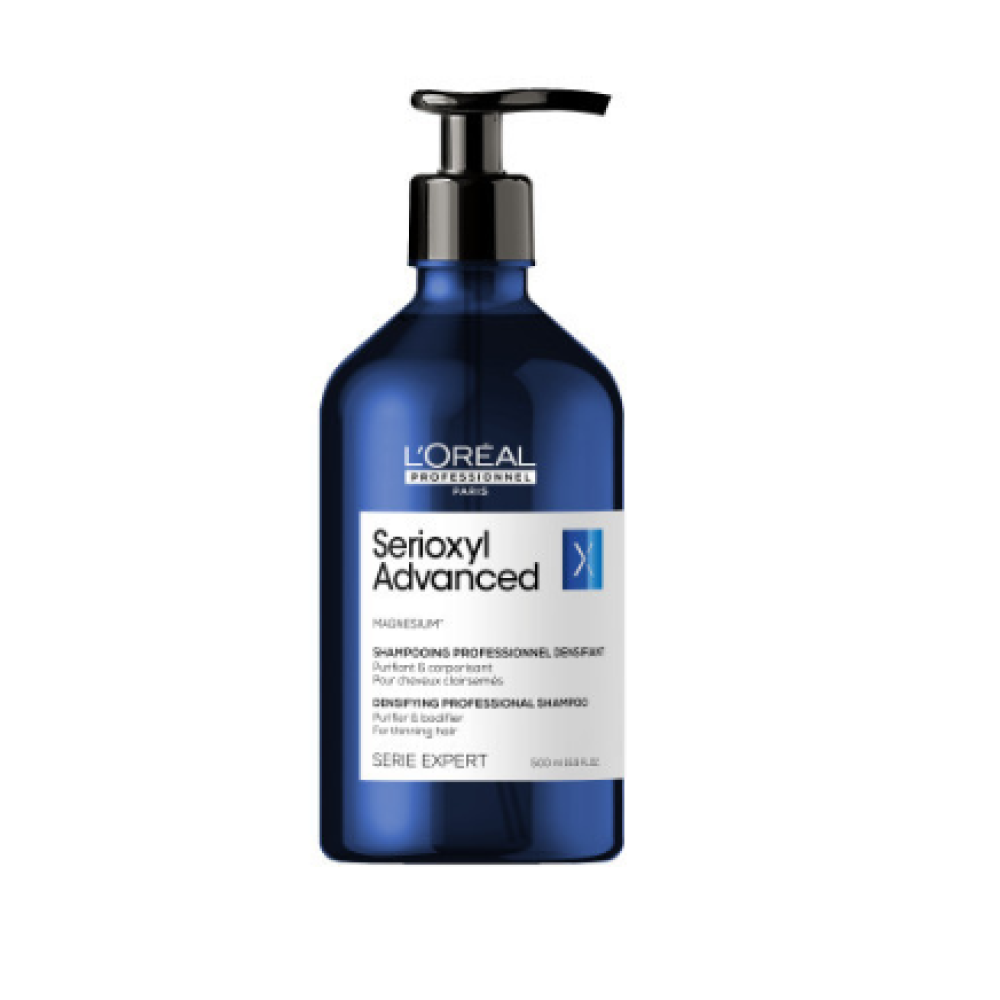 L'Oreal Professionnel Serioxyl Advanced - Уплотняющий шампунь для тонких волос, 500ml (106386)