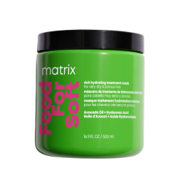 Matrix Total Results Food For Soft Rich Hydrating Treatment Mask - Маска для интенсивного увлажнения волос с гиалуроновой кислотой и маслом авокадо, 500ml