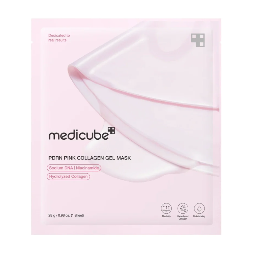 MEDICUBE PDRN Pink Collagen Gel Mask - Гелевая маска для упругости и сияния кожи (108046/474873)