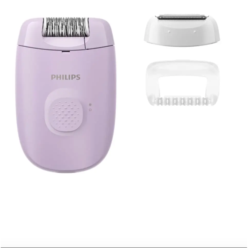 Эпилятор PHILIPS серии 2000 с сетевым шнуром, фиолетовый (BRE237/00)