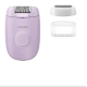 Эпилятор PHILIPS серии 2000 с сетевым шнуром, фиолетовый (BRE237/00)